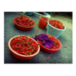 Baskets full of Chilli, Waegwan, South Korea Postcards