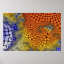 BasketWeave Fractal posters