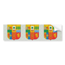 Basque Coat of Arms detail Bumper Sticker