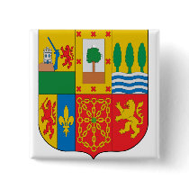 Basque Coat of Arms detail Pin