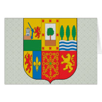 Basque Coat of Arms detail Card