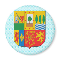 Basque Coat of Arms detail Fridge Magnet