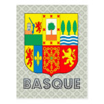 Basque Coat of Arms Postcard