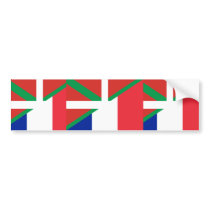 Basque Country And France, Hungary Bumper Sticker