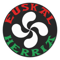 basque cross Sticker