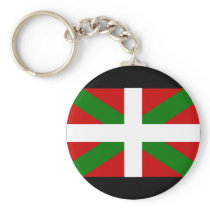 Basque Flag Key Chain