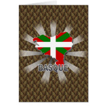 Basque Flag Map 2.0 Greeting Cards