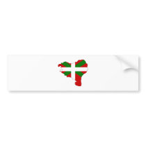 Basque Flag Map full size Bumper Sticker
