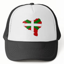 Basque Flag Map full size Mesh Hat