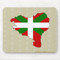 Basque Flag Map full size Mouse Pads