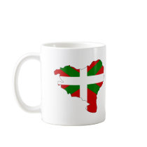 Basque flag map mug