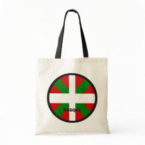 Basque Roundel quality Flag Tote Bags