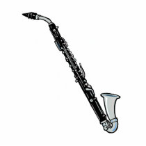 Bass Clarinet Graphic, Just the Clarinet Photo Sculpture