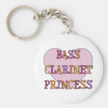 Bass Clarinet Princess Key Chain