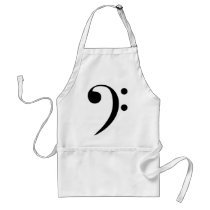 Bass Clef Apron