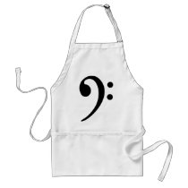 Bass clef aprons