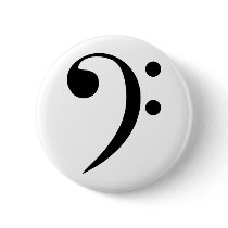 Bass Clef Pins