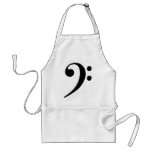 Bass Clef - F Clef Music Symbol Apron