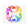 Bass Clef Flower Postcards