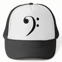 Bass Clef Trucker Hats