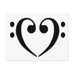 Bass Clef Heart