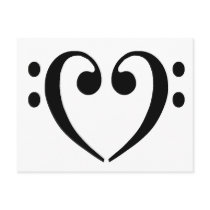 Bass Clef Heart