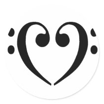 Bass Clef Heart