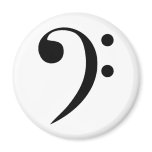 Bass Clef Magnets