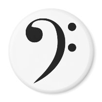 Bass Clef Magnets