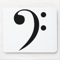 Bass Clef Mouse Mat