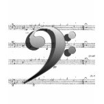 Bass Clef Music Shirts and Clothing