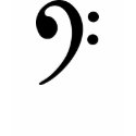 Bass clef t-shirts