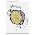 Bass Drum Greeting Cards