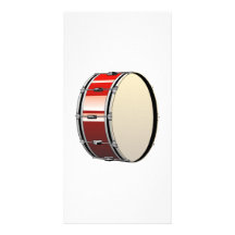 Bass Drum Personalized Photo Card
