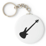 bass guitar bassist key chains