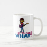 Bass Guitar Girl Coffee Mug