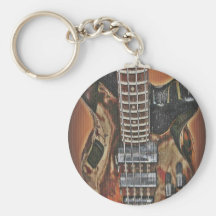 Bass Guitar Keychains