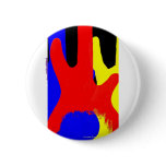 Bass Guitar Painting Abstract Bright Colours Pin