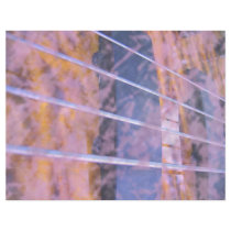 Bass guitar strings pickups grunge tiger eye personalized flyer