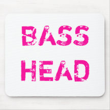 Bass Head mousepad(pink)