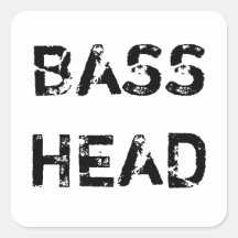 Bass Head sticker