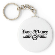 Bass Player Keychain