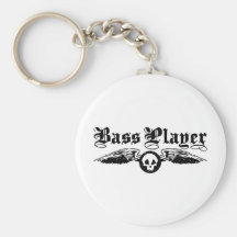 Bass Player Keychain