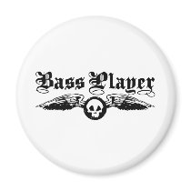 Bass Player Refrigerator Magnet
