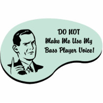 Bass Player Voice Photo Cut Outs