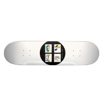 bass player what I think I do circle Skateboard Decks