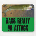 Bass Really Do Attack Mouse Pad