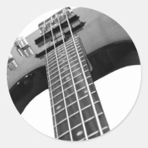 Bass Round Sticker