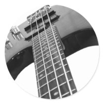 Bass Round Sticker