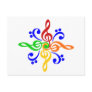 Bass & Treble Clef Design Post Cards